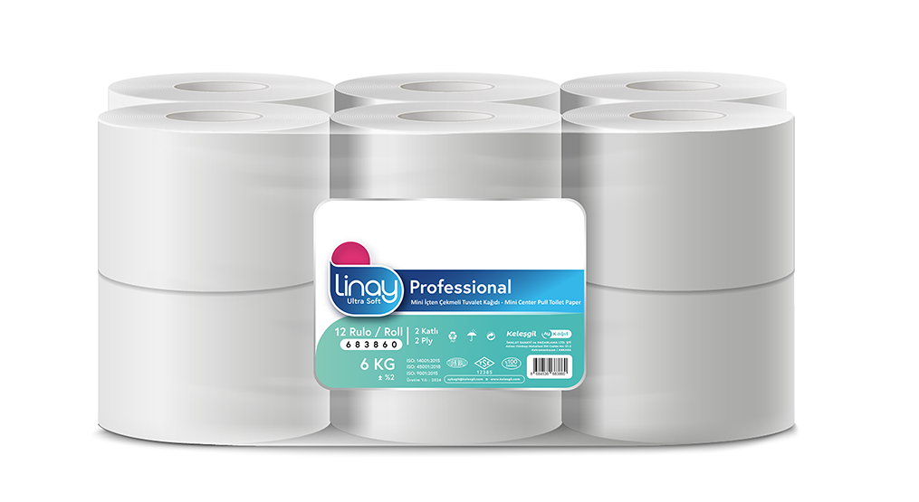 Linay Mini İçten Çekmeli Tuvalet Kağıdı 6 Kg